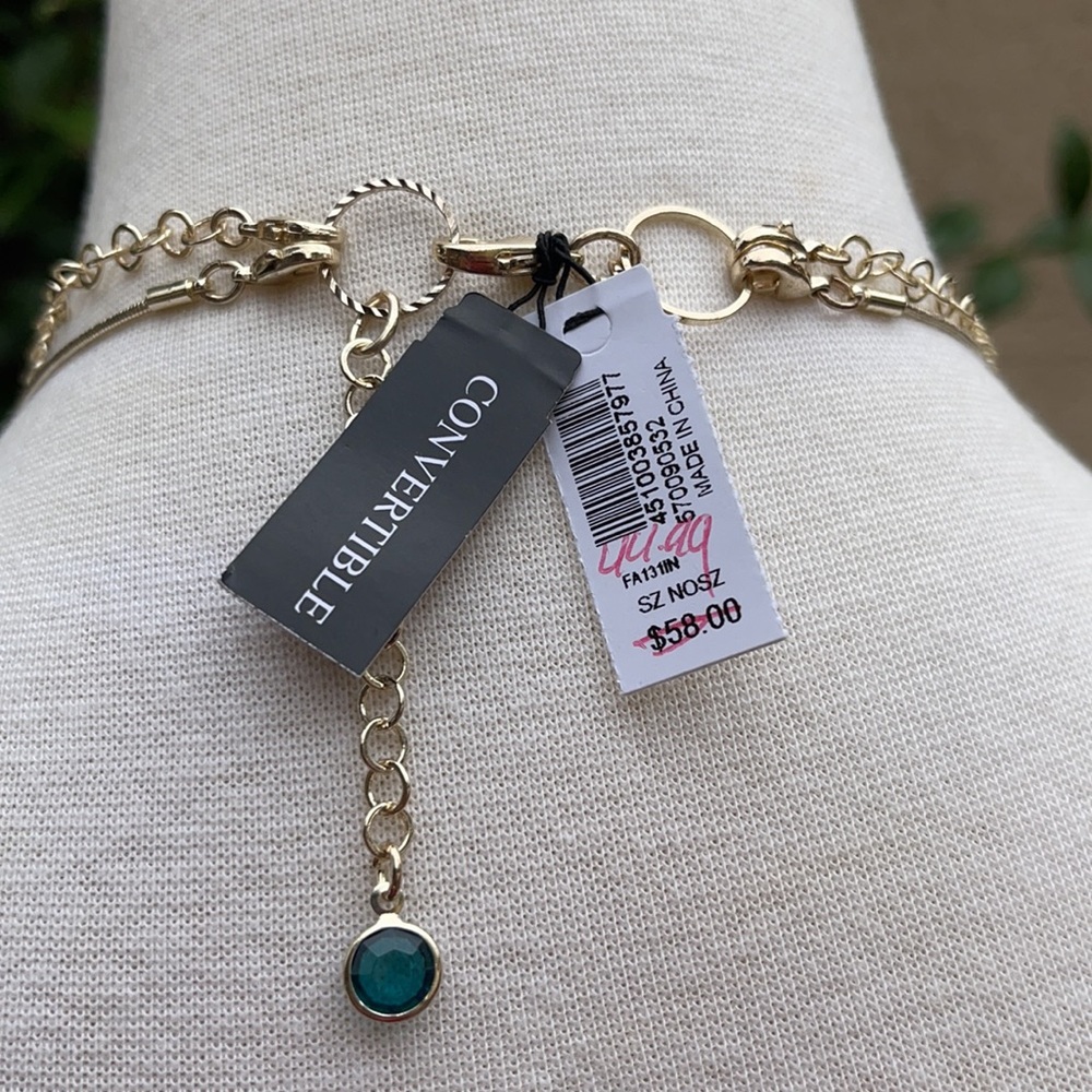 White House Black Market Convertible Necklace - Picture 5 of 12